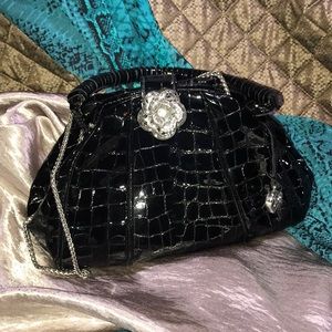 Brighton patent prom or wedding bag